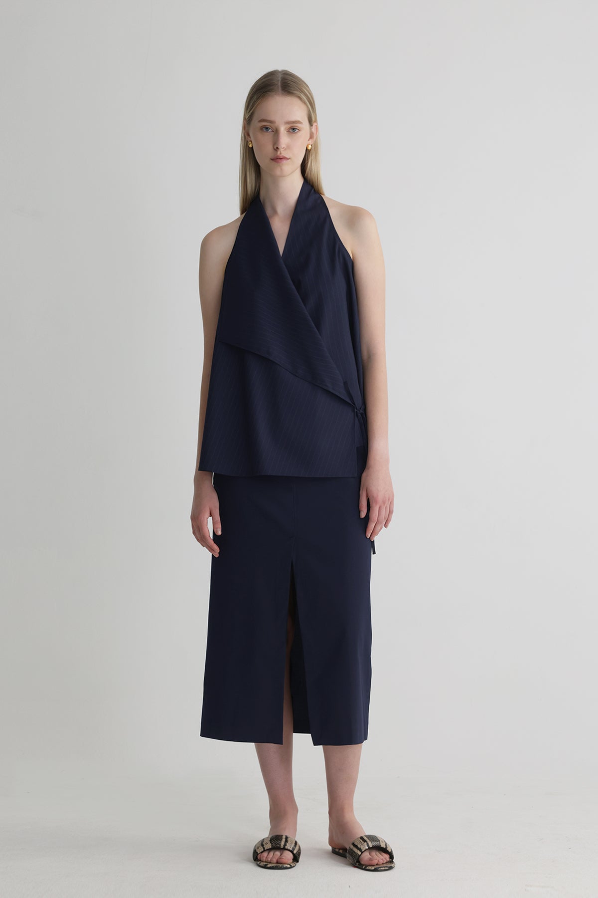 KINGSMAN Tailored Midi Skirt